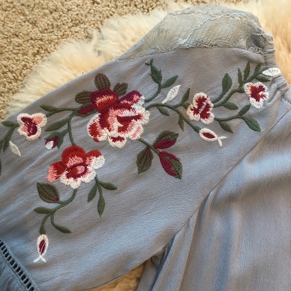 Umgee off the shoulder long sleeve dress - Picture 5 of 6